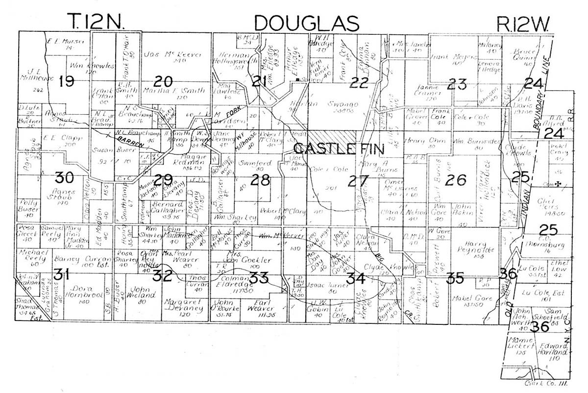 Douglas Township map