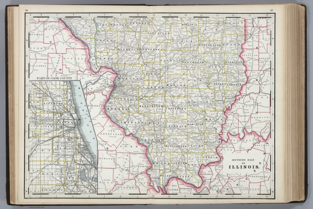Southern Illinois map